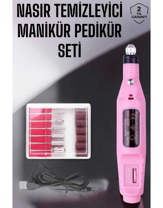 ® Protez Tırnak Manikür ve Pedikür Seti Elektrikli