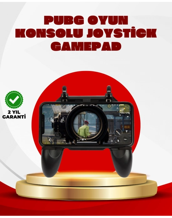 ® PUBG Mobile Uyumlu Joystick ve Parmak Tetikli Oyun Gamepadi