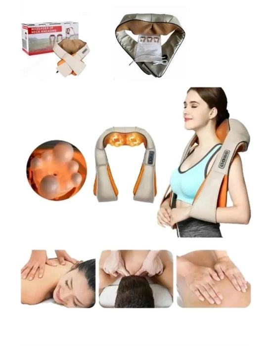 ® Rahatlatıcı Ovmalı Isıtmalı Boyun Bel Omuz Sırt Masaj Aleti Ve Masaj Cihazı