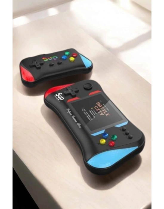 ® Retro 500 Oyunlu Nostaljik Oyunlu El Atari Gamebox Oyun Konsolu Çift Destekli