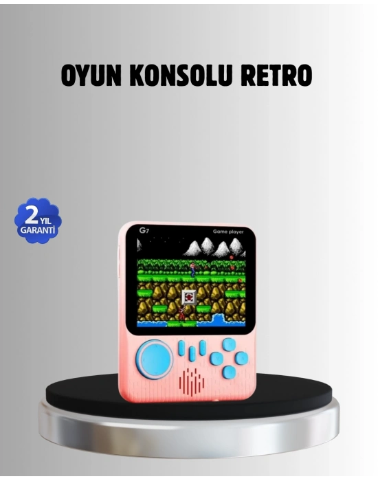 ® Retro Oyun Konsolu – 3.5 İnç Ekran, 666 Klasik Oyun, TV Bağlantılı
