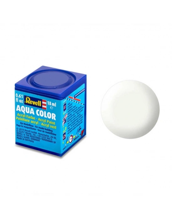 ®  Revell 301 - Aqua Color White - Acrylic Boya- 18 ml