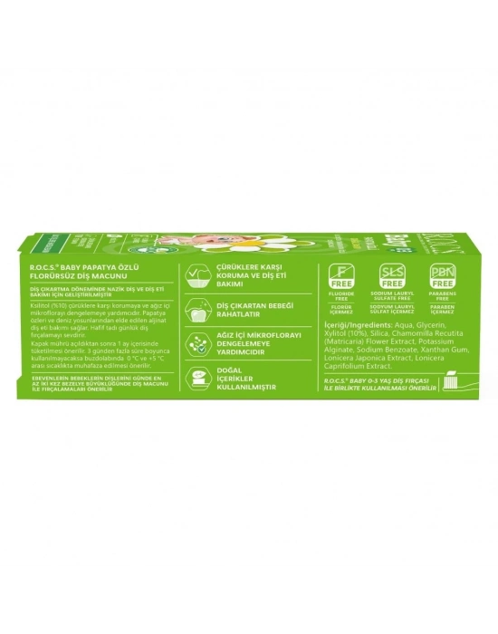 ®  .Baby Diş Macunu 0-3 Yaş 35 ml Papatya