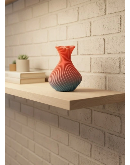 ® Romantik Kalp Figürlü Süslük Vazo Modern Tasarım 15 cm