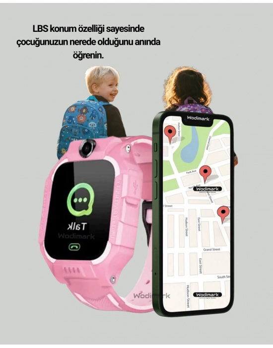 ® S10 Akıllı Çocuk Saati Konum Takip ve Güvenlik Özellikli