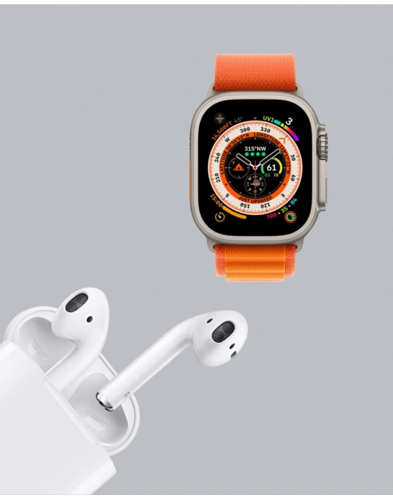 ® S8 Ultra Akıllı Saat + Gürültü Önleyici Kablosuz Kulaklık Seti