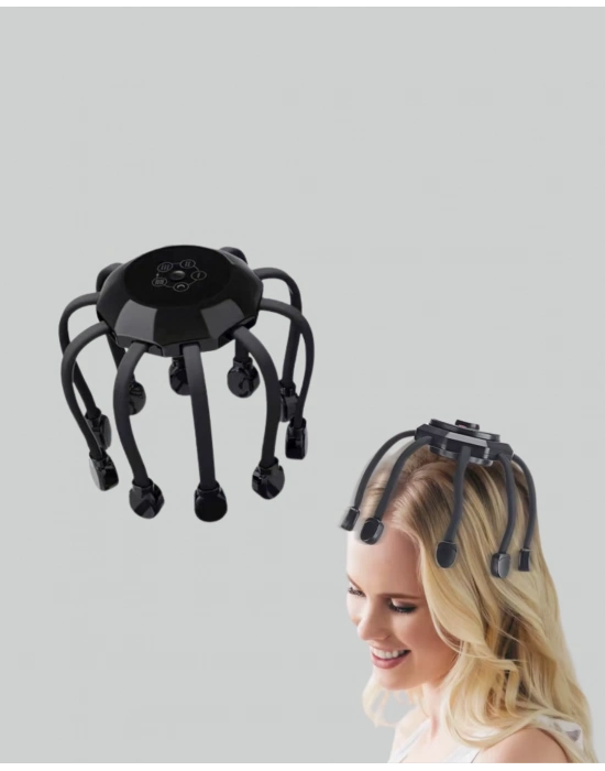 ® Saç Derisi Masaj Aleti 8 Bağımsız Kol 3 Modlu Derin Rahatlama