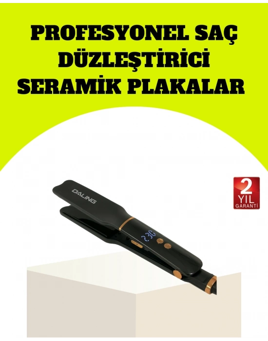 ® Saç Düzleştirici 30 Saniyede Isınma Hafif ve Portatif Tasarım