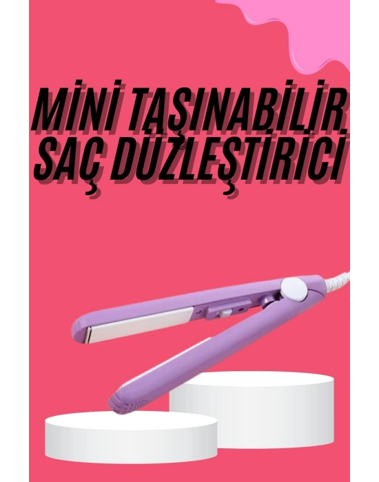 ® Saç Düzleştirici Pürüzsüz Parlaklık Seyahat Tipi Taşınabilir Seramik Kaplama