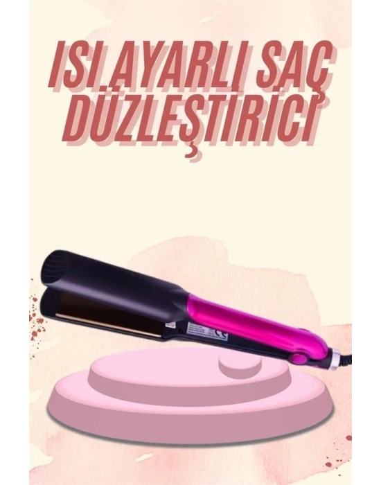 ® Saç Düzleştirici Seramik Kaplama Yüksek Isı Ayarlı Profesyonel 4 Kademeli 220 Decere
