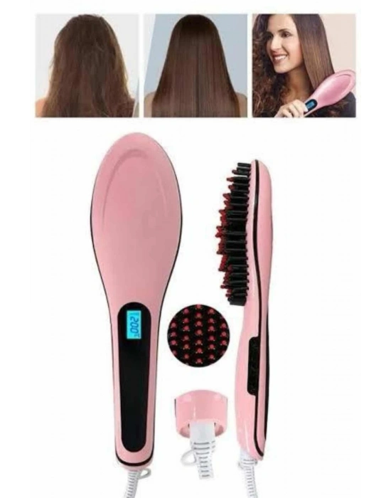 ® Saç Düzleştirici Tarak Dijital Göstergeli Seramik Kaplama Sıkı Dişli