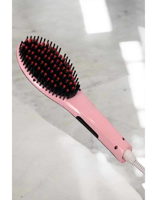 ® Saç Düzleştirici Tarak Isı Ayarlı Yıpranma Önleyici Düzleştirici Fön Tarak