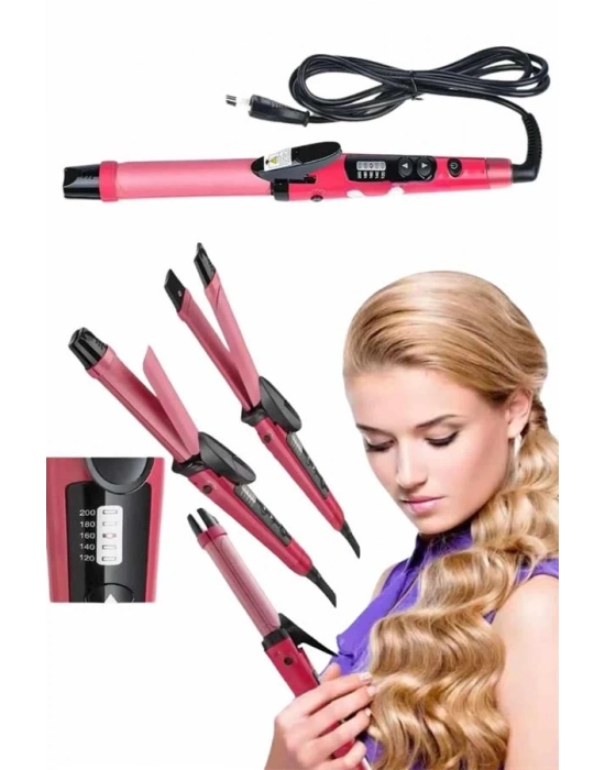 ® Saç Düzleştirici Ve Maşa İkili Saç Şekillendirici Tüm Saç Tiplerine Uygun