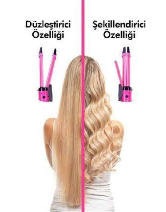® Saç Düzleştirici Ve Maşa İkili Saç Şekillendirici Tüm Saç Tiplerine Uygun