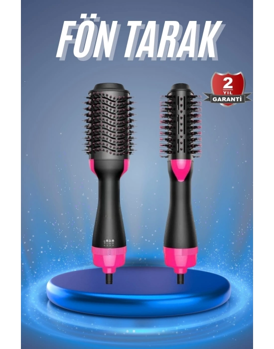 ® Saç Kurutma Makinesi Saç Düzleştirici Fön Tarak Isı Ayarlı Sıkı Dişli