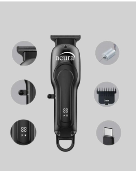 ® Saç Sakal ve Vücut İçin Çok Amaçlı Kablosuz Tıraş Makinesi