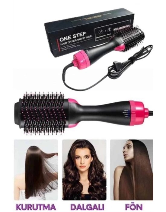 ® Saç Şekillendirici Ve Saç Düzleştirici Fön Tarağı Tarak Fırça 1200w Saç Kurutma