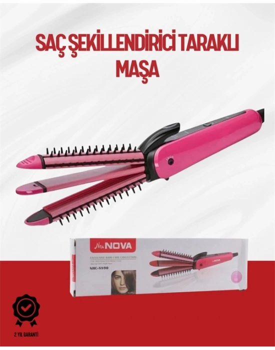 ® Saçı Sabitleyen Çok Fonksiyonlu Saç Maşası