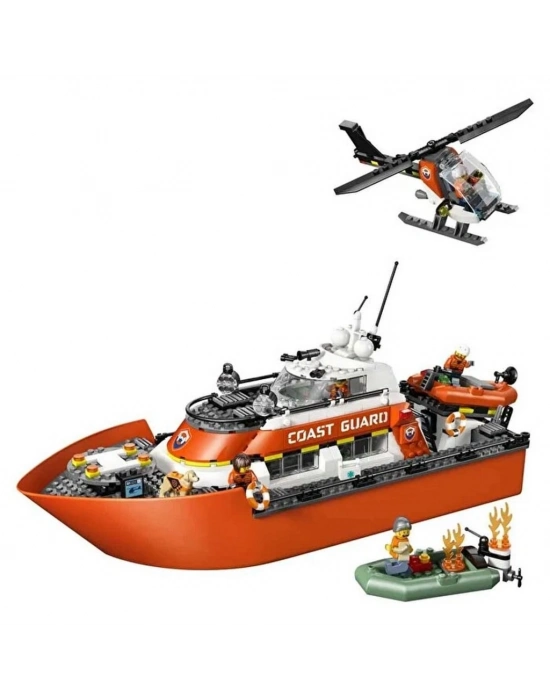 Sahil Güvenlik Kurtarma Botu ve Helikopteri 60504