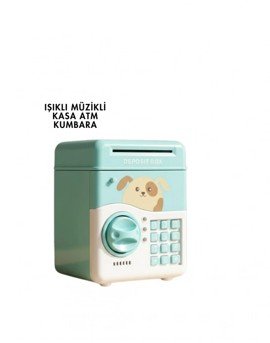 ® SAM51 MÜZİKLİ IŞIKLI KUMBARA SU YEŞİLİ