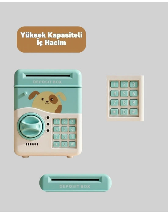 ® SAM51 MÜZİKLİ IŞIKLI KUMBARA SU YEŞİLİ