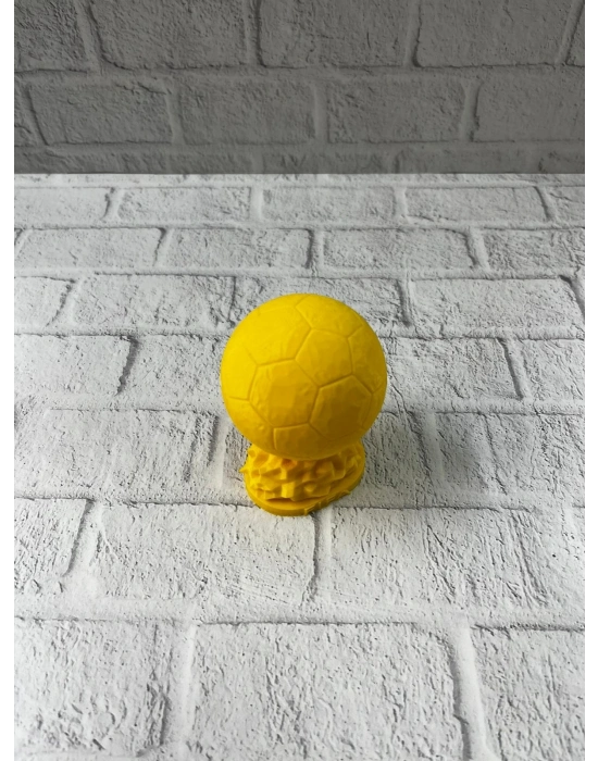 ® Sarı FIFA Topu Dekoratif Biblo 10cm Modern Masa Üstü Aksesuar