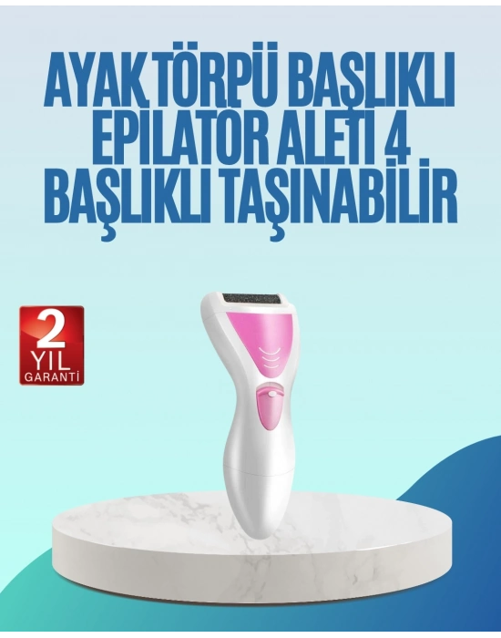 ® Şarjlı Epilatör ve Ayak Törpüsü Seti