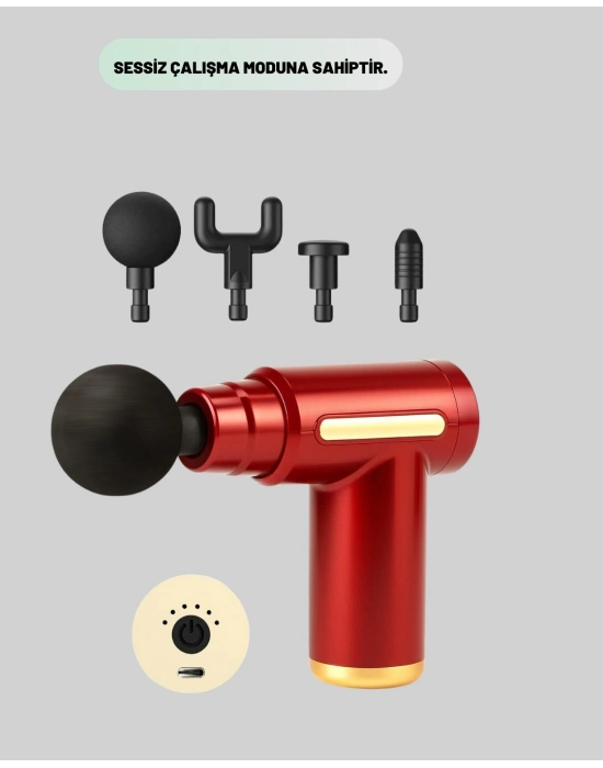 ® Şarjlı Masaj Tabancası Spor Sonrası Kas Rahatlatma İçin