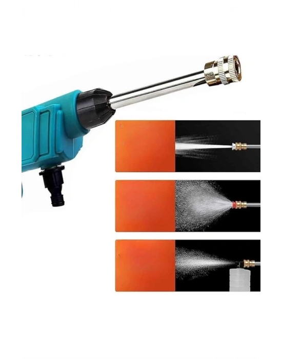 ® Şarjlı Oto Yıkama, Bahçe Sulama Tabancası Makinesi Yüksek Basınçlı