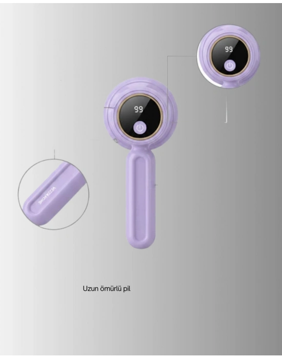 ® Şarjlı Tiftik Temizleme Makinesi Kablosuz Pratik Kullanım