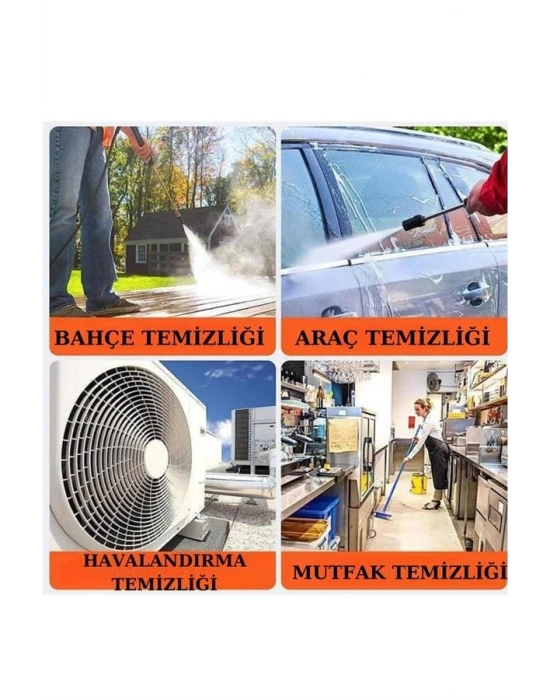 ® Şarjlı Ve Yüksek Basınçlı Oto Yıkama Makinesi Ve Sulama Tabancası Bahçe Yıkama Makinesi