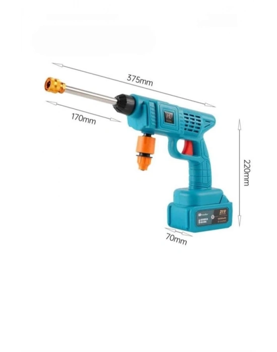 ® Şarjlı Ve Yüksek Basınçlı Oto Yıkama Makinesi Ve Sulama Tabancası Bahçe Yıkama Makinesi