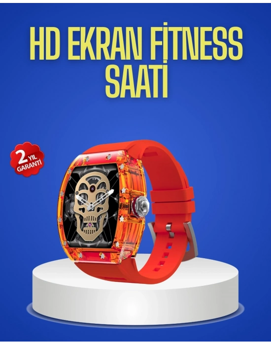 ® Şeffaf Tasarımlı Akıllı Saat Dokunmatik Ekranlı