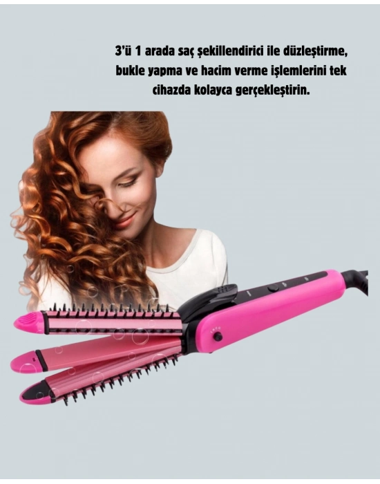 ® Seramik Kaplama Saç Şekillendirici | Dalga ve Düzleştirme