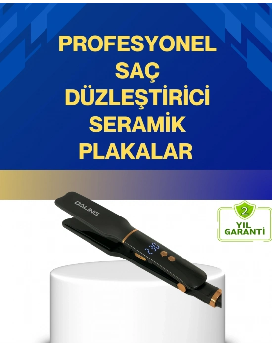 ® Seramik Plakalı Daling Saç Düzleştirici Kırılma ve Dolanma Önleyici