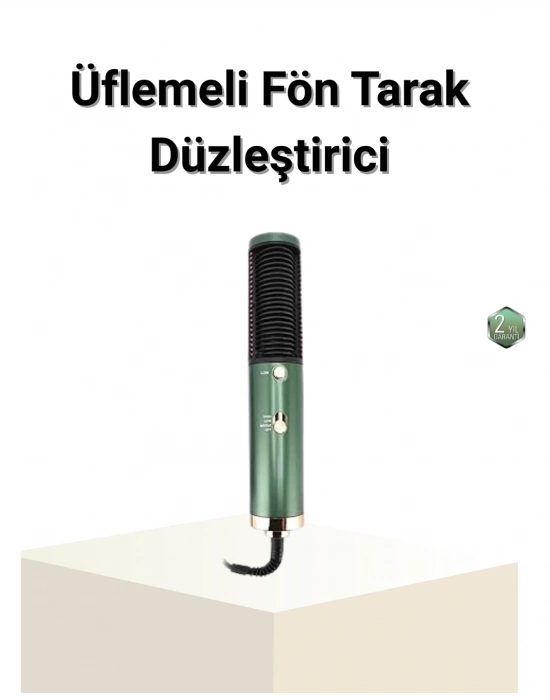 ® Seramik Plakalı Saç Düzleştirici – 200°C Ayarlanabilir Isı, İyon Teknolojisi