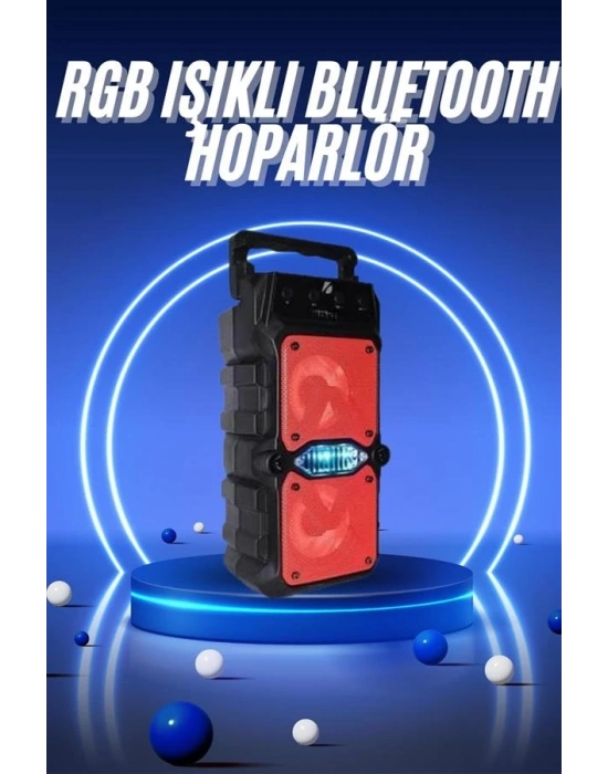 ® Ses Bombası Kablosuz Bluetooth Hoparlör Çift Çıkışlı Yüksek Ses Kaliteli Hoparlör