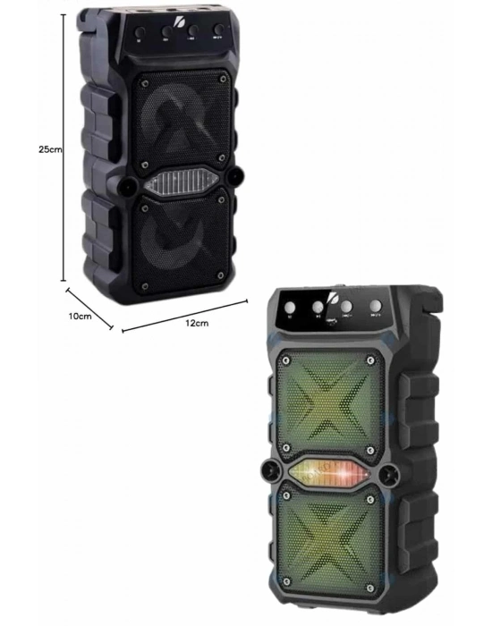 ® Ses Bombası Kablosuz Bluetooth Hoparlör Çift Çıkışlı Yüksek Ses Kaliteli Hoparlör