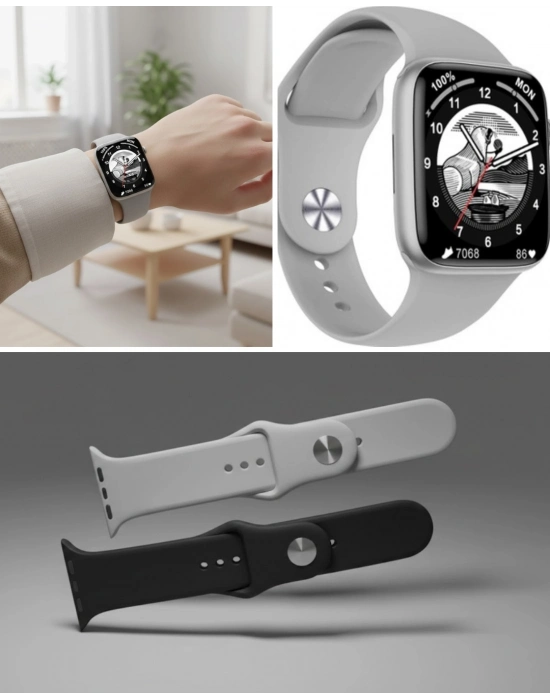 ® Sesli Görüşme Özellikli Akıllı Saat Sağlık ve Aktivite Takibi