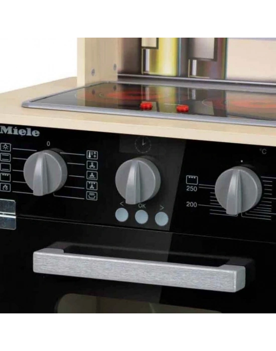 ® Sesli ve Işıklı Aksesuarlı Ahşap Mutfak Seti