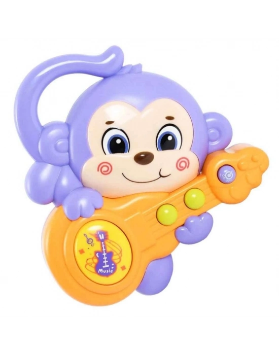 ® Sesli ve Işıklı Gitar Çalan Maymun
