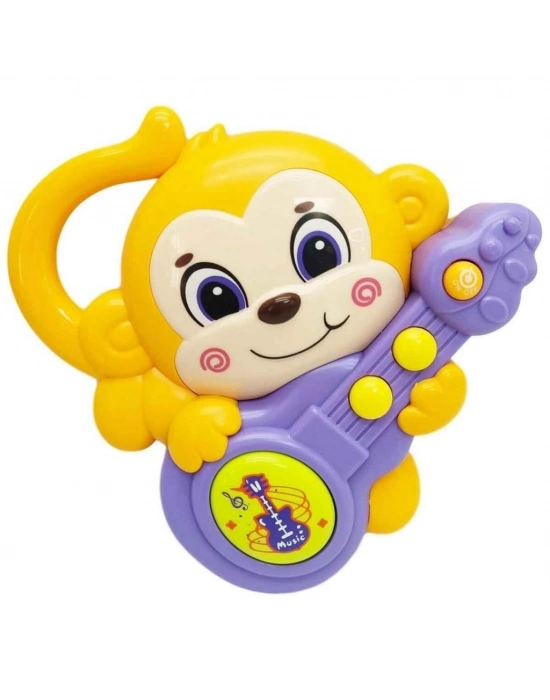 ® Sesli ve Işıklı Gitar Çalan Maymun