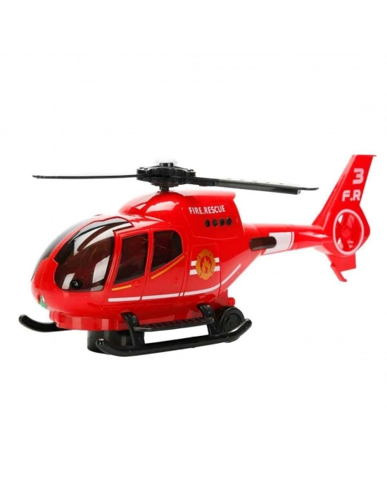 ® Sesli ve Işıklı Projeksiyonlu İtfaiye Helikopteri 30 cm
