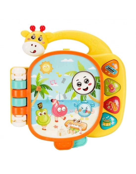 ® Sesli ve Işıklı Zürafa Figürlü Müzik Kitabı