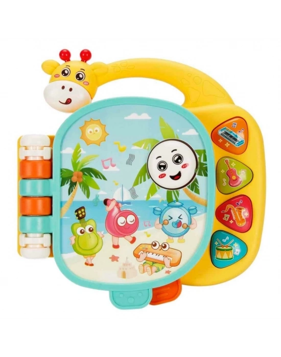 ® Sesli ve Işıklı Zürafa Figürlü Müzik Kitabı