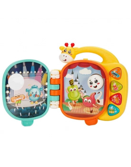 ® Sesli ve Işıklı Zürafa Figürlü Müzik Kitabı