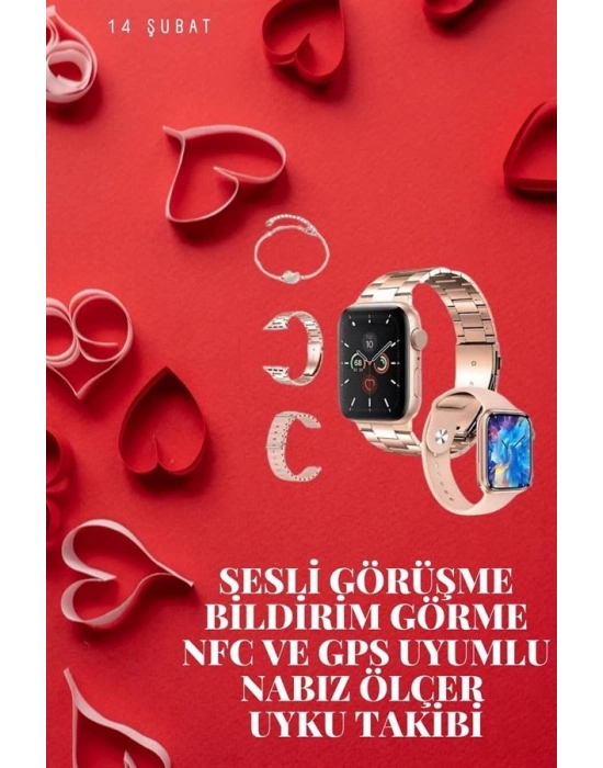 ® Sevgiliye Özel Yeni Nesil Akıllı Saat Çiftlere Özel Kampanya Çift Saatleri