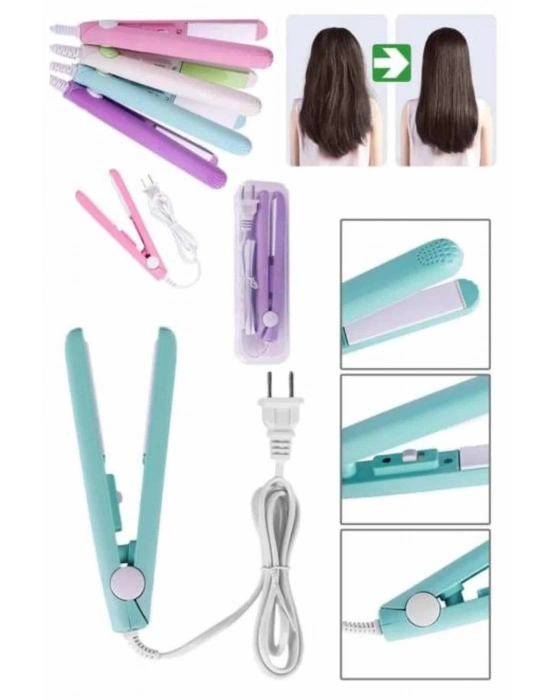 ® Seyahat Tipi Taşınabilir Saç Düzleştirici Saç Şekillendirici Yüksek Isı Ayarlı