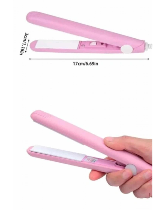 ® Seyahat Tipi Taşınabilir Saç Düzleştirici Saç Şekillendirici Yüksek Isı Ayarlı