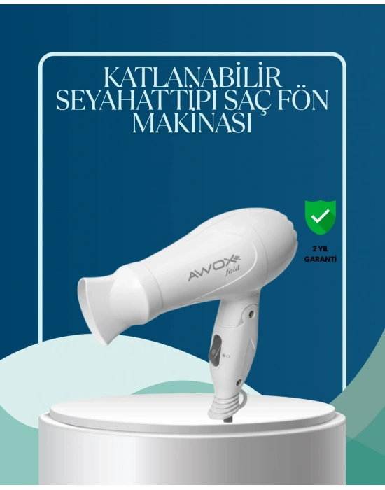 ® Seyahat Uyumlu Saç Kurutma Makinesi Hafif ve Kompakt